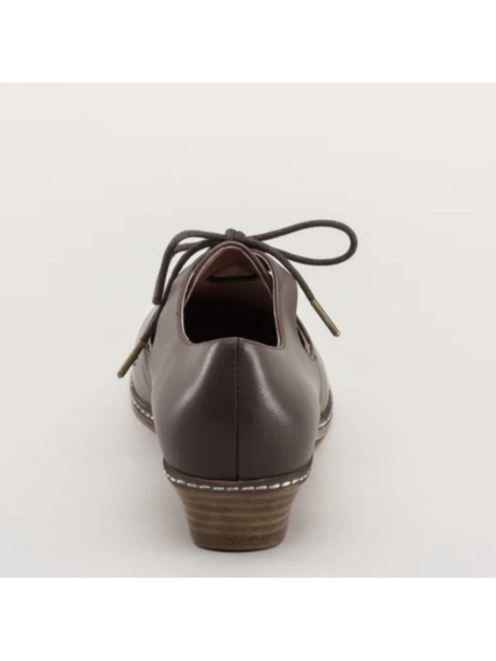 American Duchess Mary Renaissance Brown Leather Shoes 6.5 - Picture 4 of 14